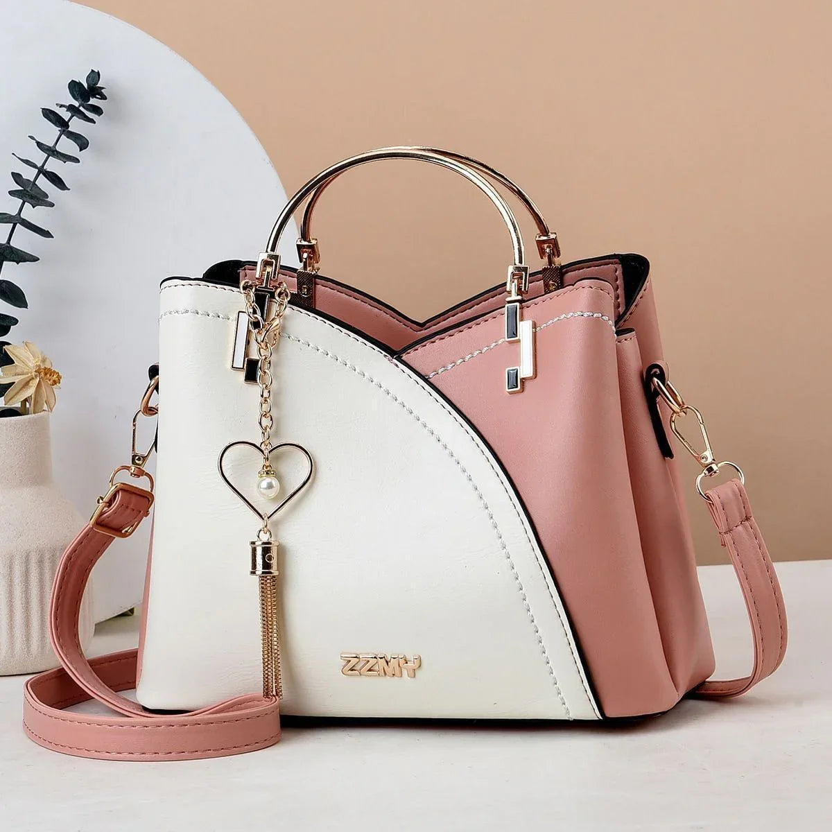 Bolso ZZMY con bloques de colores y gran capacidad