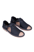 Jade Open-Toe Leather Sandal