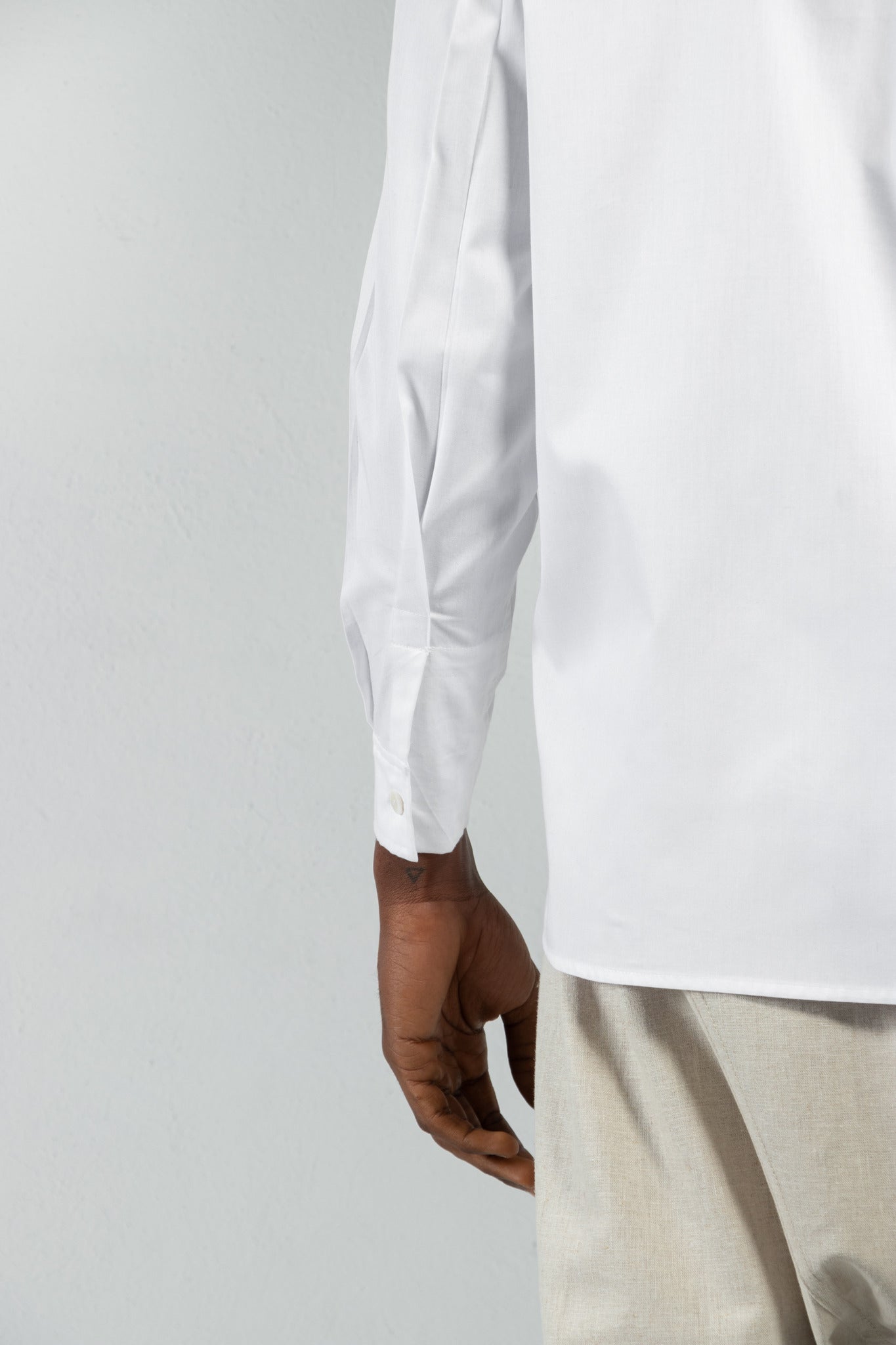 Fauno Tailored Front Pocket Hidden Button Shirt