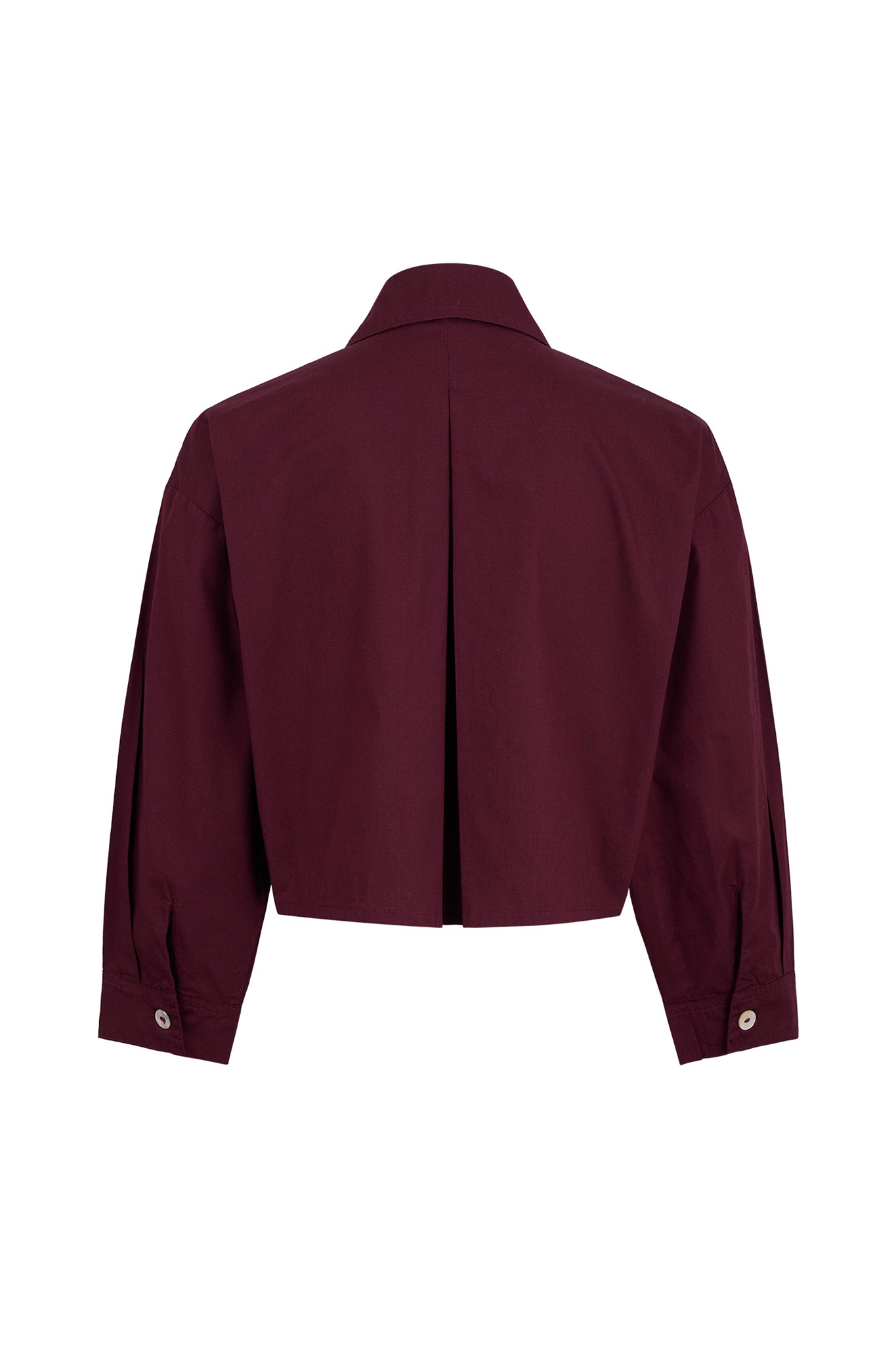 Celestine Washed Poplin Crop Shirt