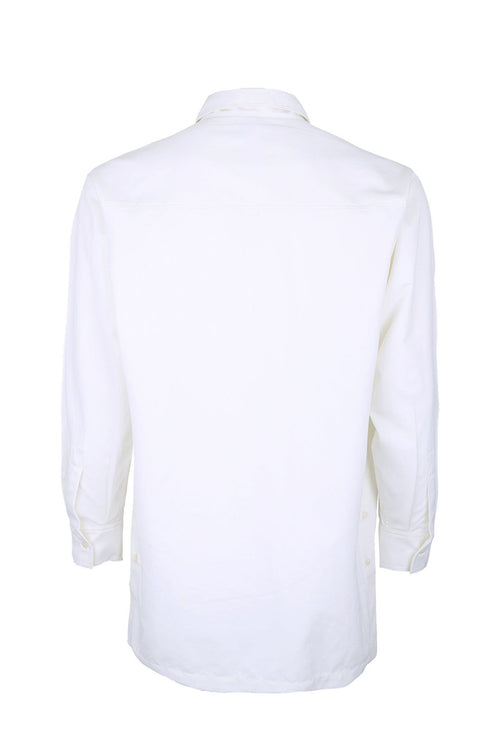 Alpha Silk-Blend Button Down Shirt