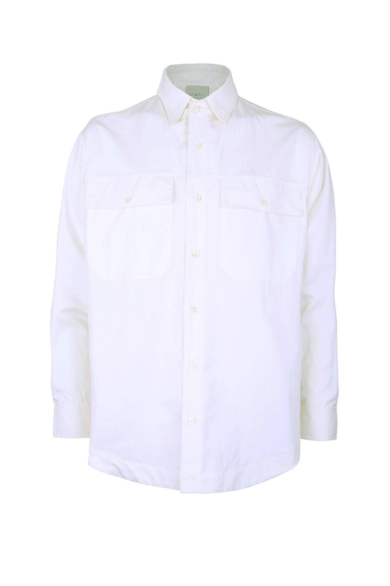 Alpha Silk-Blend Button Down Shirt