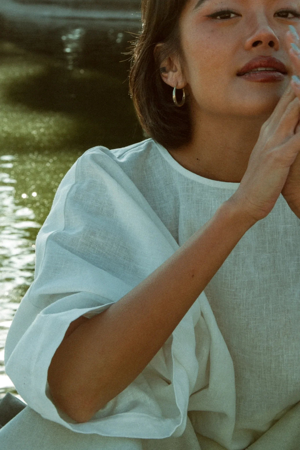 Lima Oversized Linen Blouse